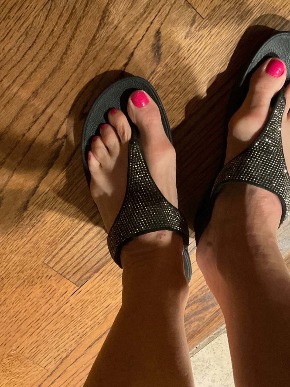 FitFlop size 6 sparkly sandals